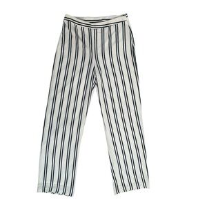 🖤 Frank Lyman Black & White Vertical Stripe Pants 🖤 Size 8